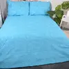 Francouzské bavlněné povlečení Floria | Modrá