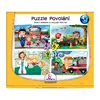 Puzzle Povolání - 4 různé obtížnosti