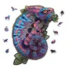 3D puzzle - chameleon | Velikost: Malá