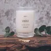 Sójová svíčka s bavlněným knotem Water - Ambra, 80 g
