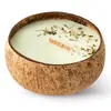 Veganská svíčka v kokosu 350 ml - Lemongrass & Ginger