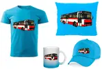 Dětský dárkový set s autobusem KAROSA B732 | Velikost: 110 | Tyrkysové