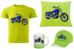 Dětský dárkový set motorka Harley | Velikost: 110 | Limetkové