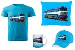 Dětský dárkový set s lokomotivou T478 | Velikost: 110 | Tyrkysové