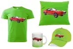 Dětský dárkový set auto Ford Mustang Shelby | Velikost: 110 | Zelené