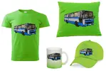 Dětský dárkový set s autobusem KAROSA C734 | Velikost: 110 | Zelené