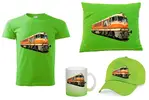Dětský dárkový set s lokomotivou T678 | Velikost: 110 | Zelené