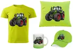 Dětský dárkový set s traktorem Fendt | Velikost: 110 | Limetkové
