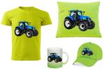 Dětský dárkový set s traktorem New Holland | Velikost: 110 | Limetkové