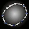 Okouzlující náramek Danielle Royal Blue s třpytivými krystaly