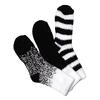 Dámské žinylkové ponožky - 3 pack | Velikost: 35-38 | Černá