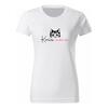 Dámské tričko - Kočičí máma | Velikost: XS | Bílá