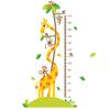 Žirafa, opice, palma - metr na stěnu