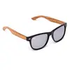 Černé brýle Kašmir Way Wood Polarized WWP05 - skla zrcadlová | Balení: Bez krabičky