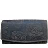 Vintage kožená dámská peněženka Wild | Hnědo-černá