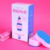 Nanie Scrub (6 ks) – čisticí nanohoubičky s drátěnkou a bambusový hadřík