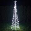 Venkovní XXL vánoční kužel 480 LED, 2 m | Studená bílá
