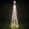 Venkovní XXL vánoční kužel 480 LED, 2 m | Teplá bílá