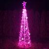 Venkovní XXL vánoční kužel 480 LED, 2 m | Růžová