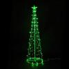 Venkovní XXL vánoční kužel 480 LED, 2 m | Zelená