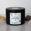 Sójová vonná svíčka s krystalem 200 ml - krystal