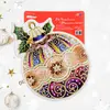 Vánoční fólie s glitry 42 × 27 cm - Vánoční hvězda