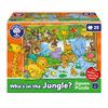 Vzdělávací puzzle Kdo je v džungli