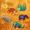 Sada 6 pohyblivých vystřihovánek – zoo