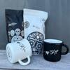 Dárkové balení kávy Los Muertos s dvěma plecháčky, Black & White edition | Typ: Jemně mletá