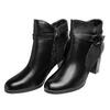 Černé kotníkové boty na podpatku Vestante Roma | Velikost: 36 | Černá