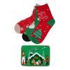 3 páry vánočních ponožek v plechové krabičce IV. | Velikost: 35-38