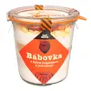 Bezlepková bábovka s bílou čokoládou a jahodami (v dóze)
