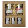 Fair trade dárkový balíček medů - tekutý, se skořicí a z květů Acahual, pomerančovníků a eukalyptovníků