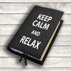 Keep calm and read relax | Černá