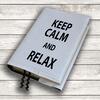 Keep calm and read relax | Bílá