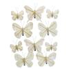 Motýlci se skřipcem 10 ks | Bílá