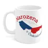 Retro hrnek v dárkové krabičce - Narozena v Československu