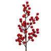 Větvička s červenými bezinkami 50 cm