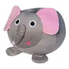 Sedací vak slon Dumbo | Šedá/růžová