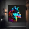 Sibiřský hasky Neon | Rozměr: 30 × 30 cm
