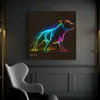 Stafík celý neon | Rozměr: 30 × 30 cm