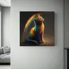 Koťátko a duha | Rozměr: 30 × 30 cm