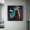 Koťátko v imaginárním světě | Rozměr: 30 × 30 cm