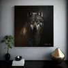 Vlk - Alfa | Rozměr: 30 × 30 cm