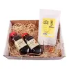Dárkový box - 2 nápoje + sušený ananas + hrneček