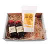 Dárkový box - 2 nápoje + sušené mango + hrneček