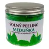 Solný peeling s meduňkou
