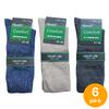 6 párů bavlněných ponožek – 3 barvy | Velikost: 39-42