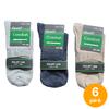 6 párů bavlněných ponožek (3/4 výška) – 3 barvy | Velikost: 39-42