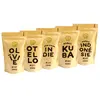 Poznej 5 káv na hořké espresso: Olívie, Otello, Indie, Kuba, Indonésie (5x 200 g) | Typ: Zrnková